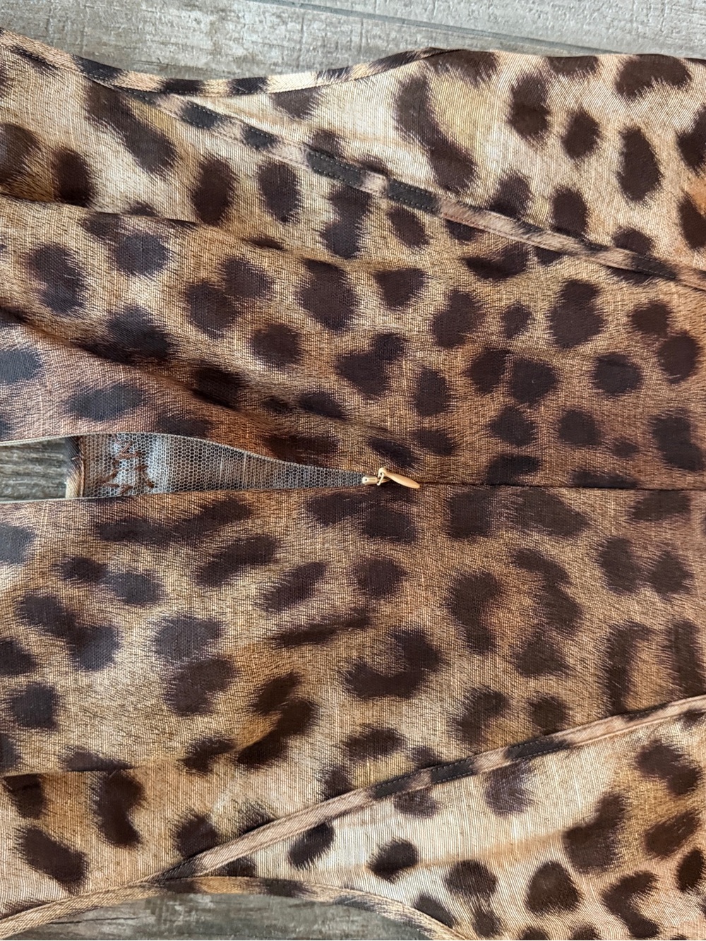 Zimmermann Brown Leopard Print Mini Dress - Picture 8 of 14